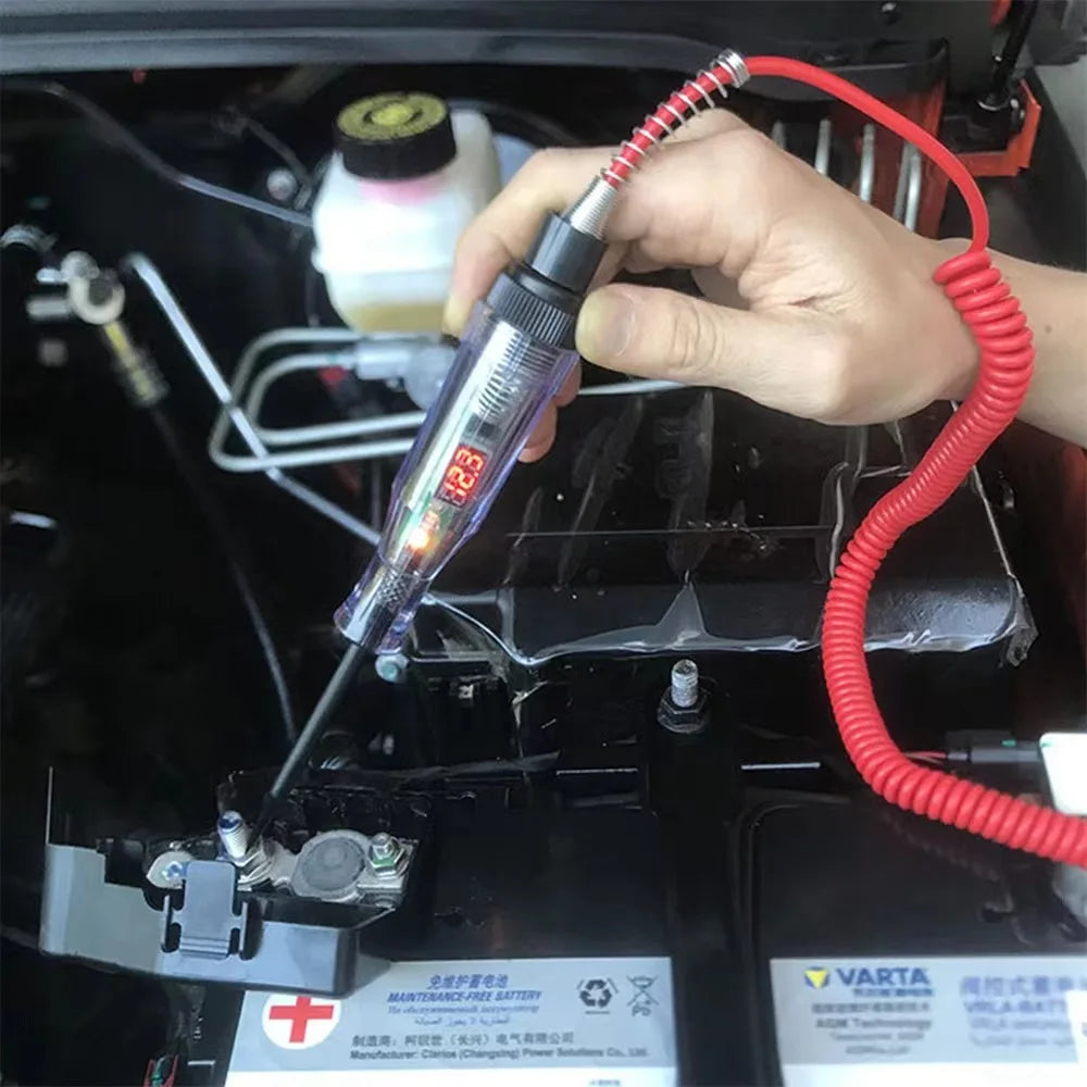 Testeur de Circuit de tension de camion de voiture 6V 12V 24V, sonde de Diagnostic automobile, stylo de Test d'ampoule, stylo de mesure électrique, outils de réparation