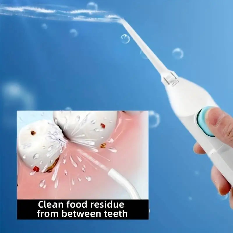 Hydropulseur buccal haute pression portable pour usage domestique, nettoyage des dents à l'eau, fil dentaire manuel, cure-dents