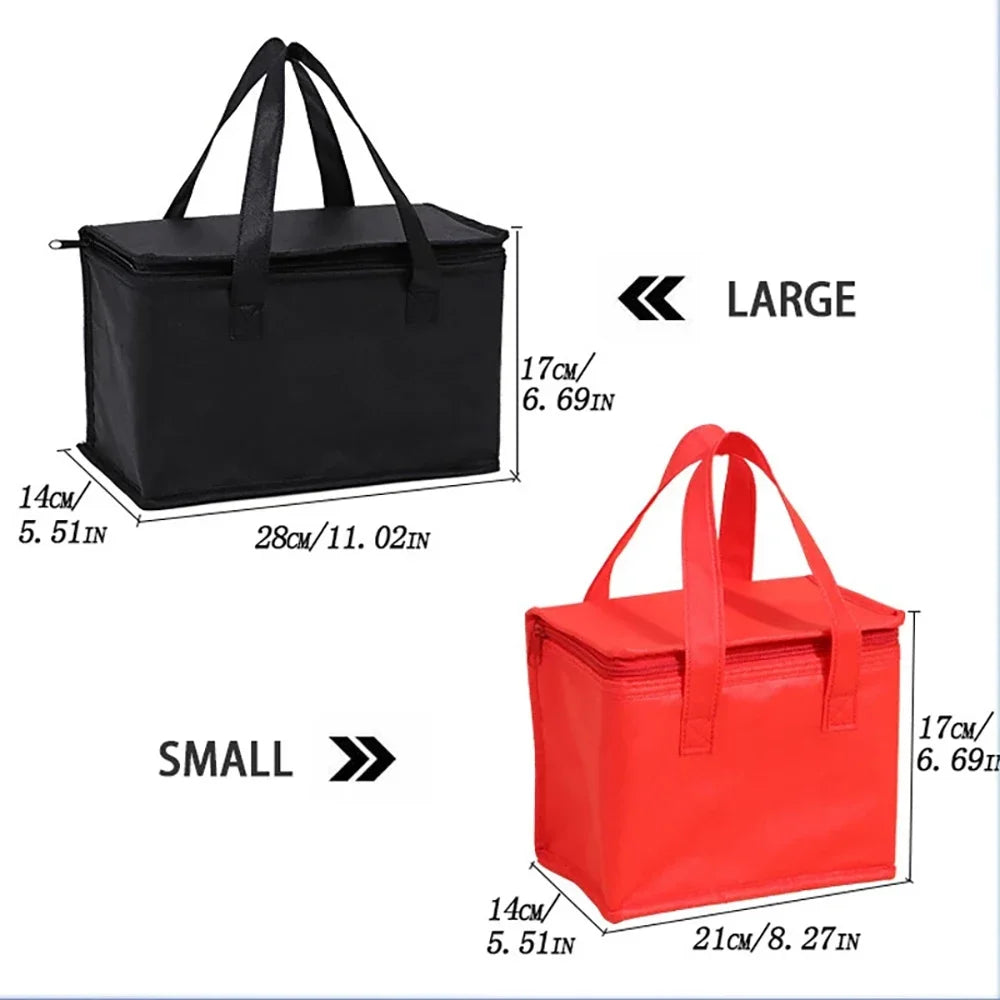 Sac isotherme Portable pour déjeuner, sac isotherme pliable pour pique-nique, sac thermique pour aliments, porte-boissons, sacs isolés, sac de livraison de bière