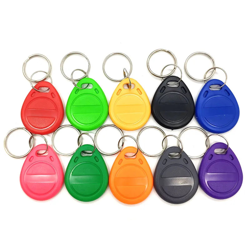 10 pièces EM4305 T5577 125KHz RFID étiquette réinscriptible porte-clés cartes de copie porte-clés inscriptibles écrire des étiquettes pour carte de copie