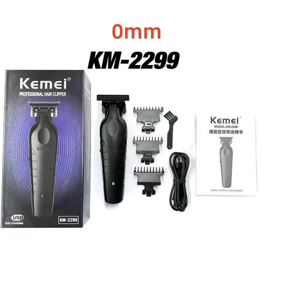 Kemei KM-2299 USB Fast Charging Clippers Barber Machine 1200MA Rechargeable Cordless Hair Trimmer Kemei Electric Hair Clipper