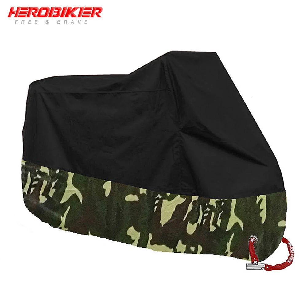Housse de Moto imperméable, housse de pluie, anti-poussière, protection UV, pour l'extérieur et l'intérieur, pour Motocross, Scooter, toutes saisons