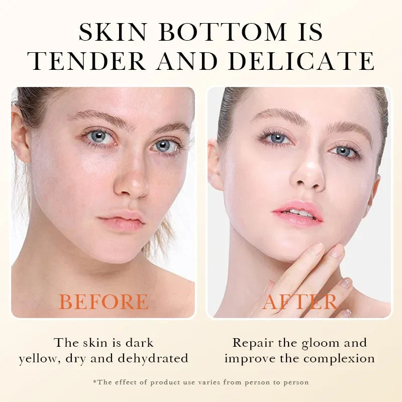 BIOAOUA Oligopeptide Soin Réparateur Visage Poudre Lyophilisée Soin Peau Sensible Hydratant et Lissant Essence d'Acide Hyaluronique