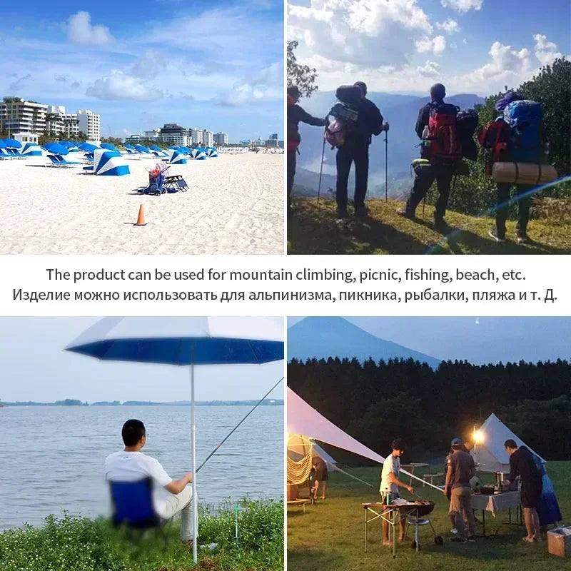 Chaises pliantes portables d'extérieur, idéales pour la plage, les barbecues, les voyages, la randonnée et les pique-niques. Faciles à transporter et pratiques