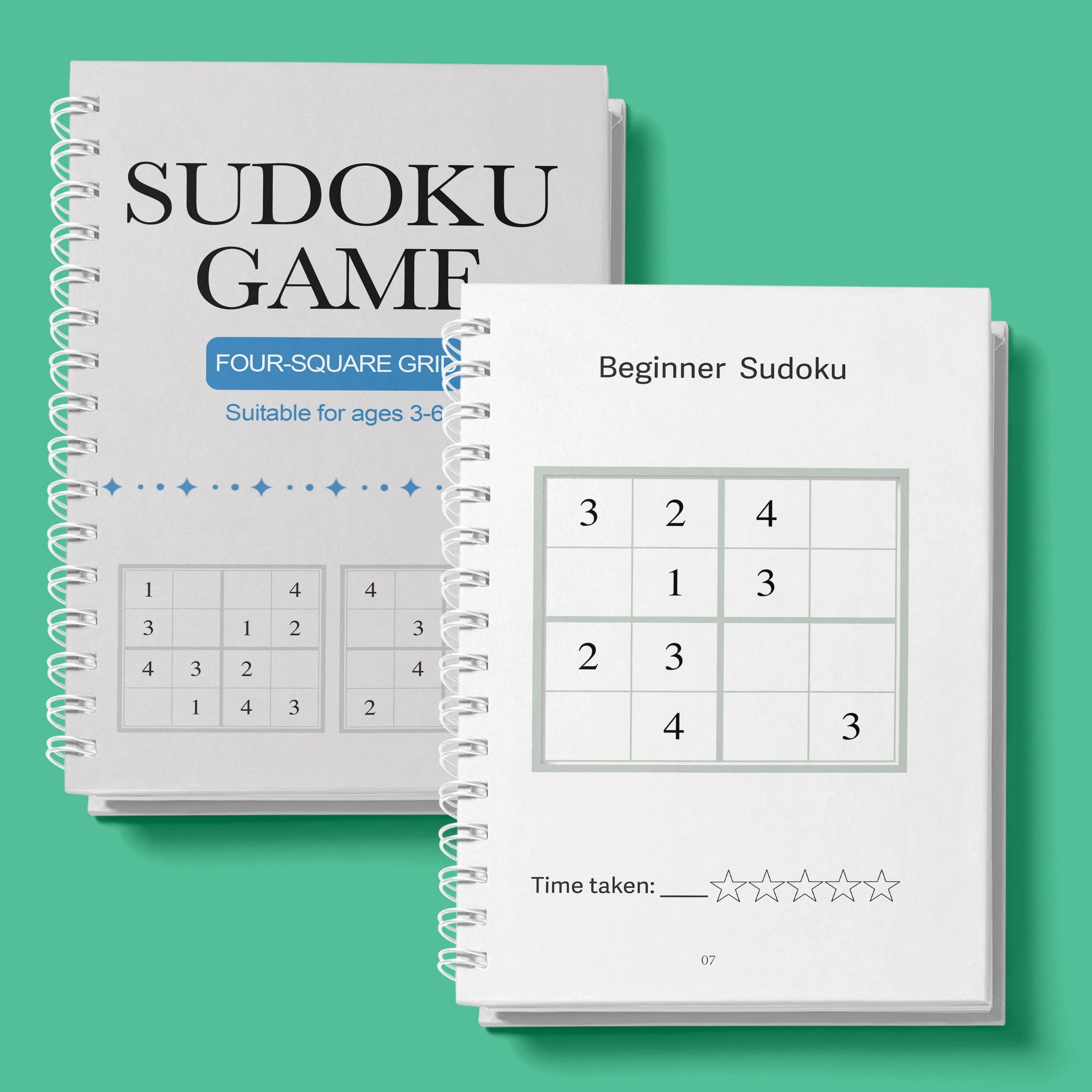 Fun & Educational Kids Sudoku Puzzle Book: Easy to Hard Levels for Children's Brain Training and Logic Skills Development