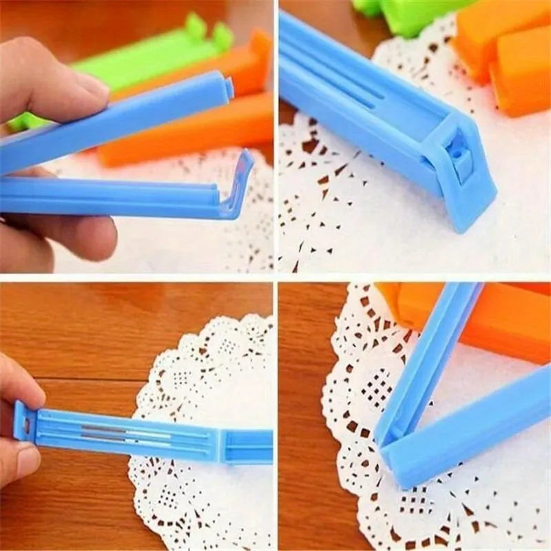 Pinces de scellage portables pour sacs de rangement, aliments et collations, outil en plastique, accessoires de cuisine