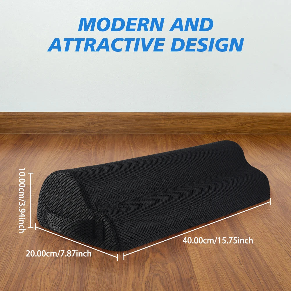 Tabouret de bureau en mousse à mémoire de forme et repose-pieds sous bureau, coussin surélevé pour les jambes, idéal pour les jeux et le bureau à domicile