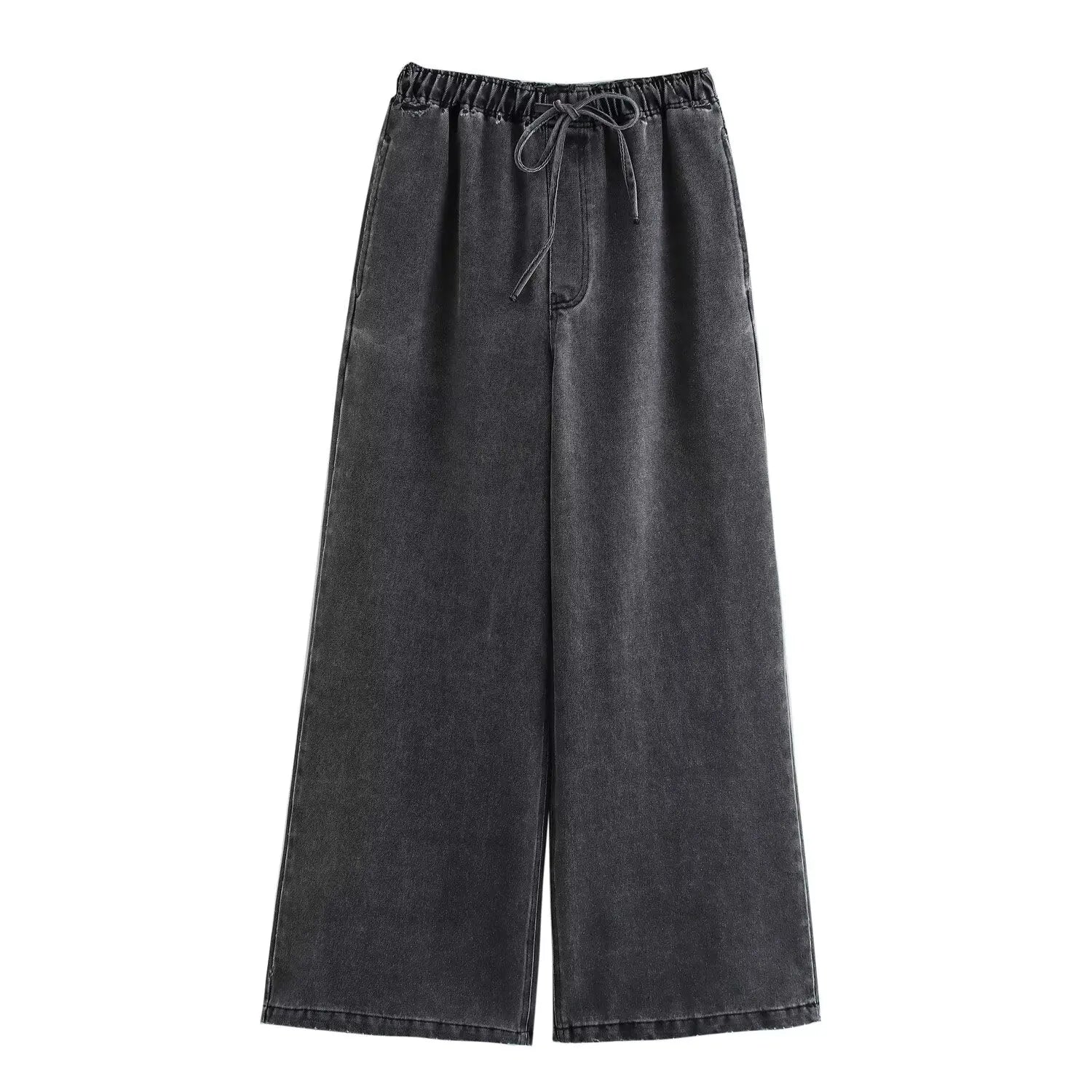 Ensemble jean à col rabattu pour femme, haut décontracté, à la mode, taille haute, Streetwear, pantalon en Denim, ensemble deux pièces, automne 2024