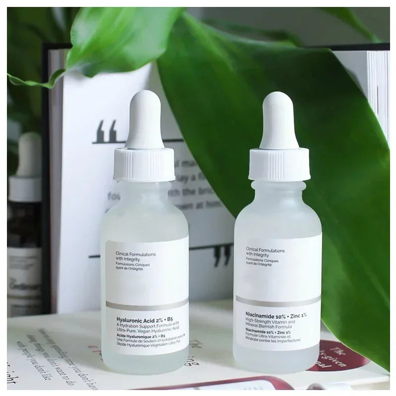 Sérum à 2 % d'acide hyaluronique + vitamine B5 : Hydratant, nourrissant et lissant pour le visage sec. Soin du visage. Réduit les pores. Sérum hydratant