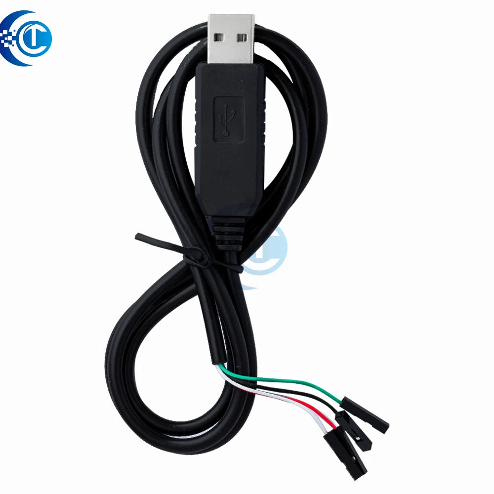 1 câble de module USB vers COM : convertisseur automatique USB vers RS232 TTL UART avec PL2303HX