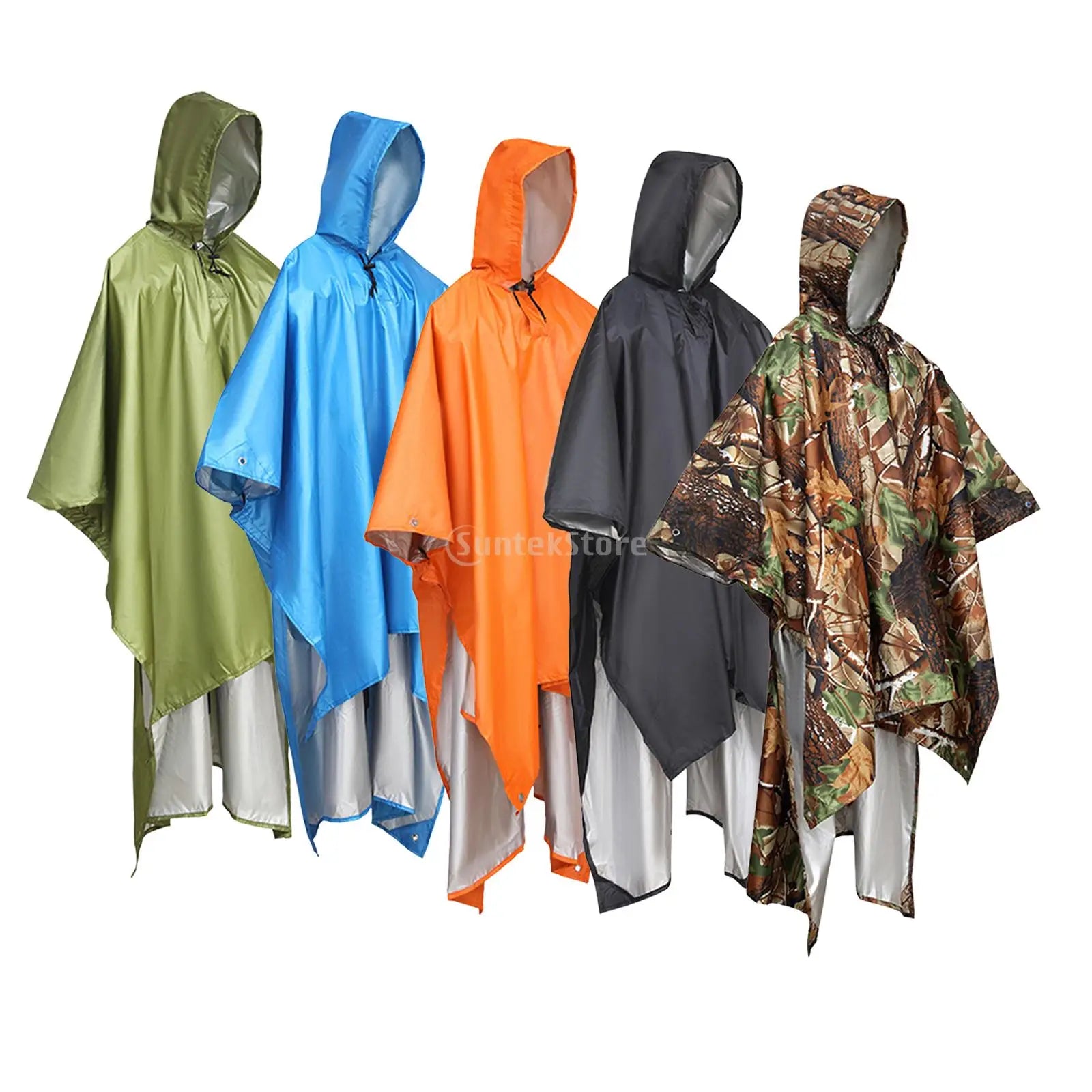 Poncho imperméable réutilisable, bâche légère, abri pour adulte, unisexe, sac à dos multifonctionnel pour la randonnée et les activités de plein air