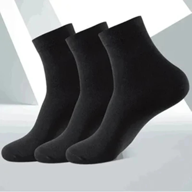 1 paire de chaussettes confortables et respirantes en coton pour hommes, chaussettes d'été pour hommes