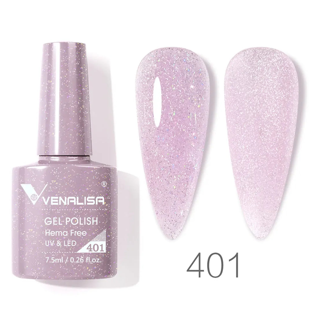 Vernis à ongles gel Venalisa 7,5 ml SANS HEMA, semi-permanent, UV/LED, couvrance totale, texture ultra-douce, manucure sublime