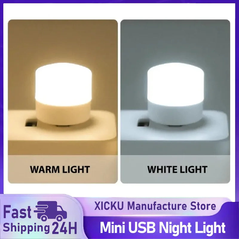 1/10Pcs Mini USB Veilleuse Blanc Chaud Protection Des Yeux Livre Lampe de Lecture Prise USB Ordinateur Mobile Alimentation LED Lampe De Nuit