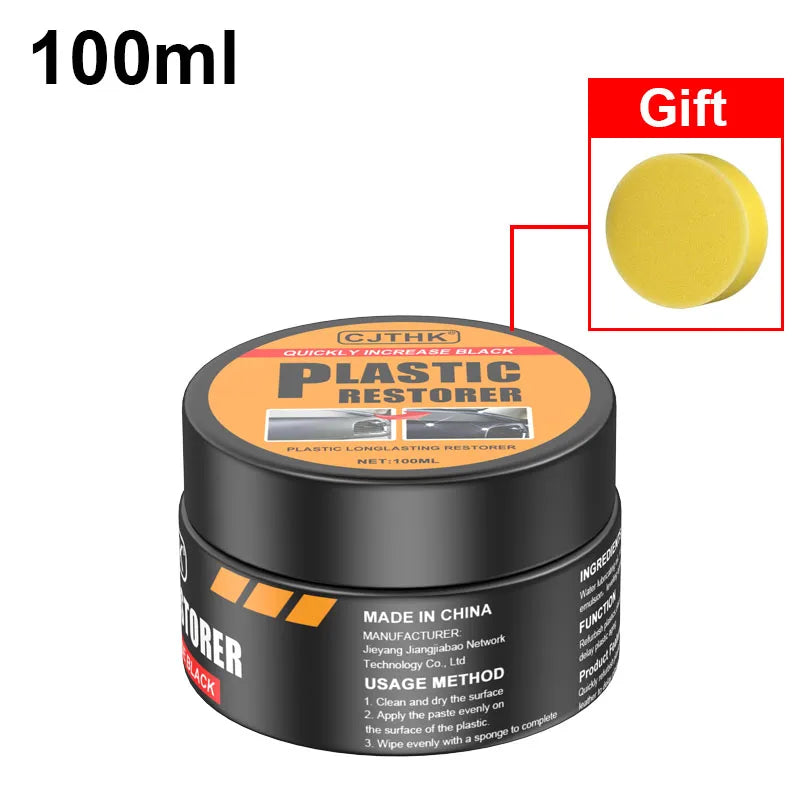 Auto Universal Leather and Plastic Repair Polishing Wax Car interior reconditioning cream for leather/plastic/rubber care