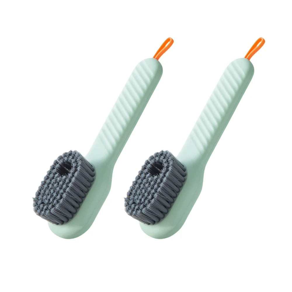 Cleaning Brush Soft Bristled Liquid Shoe Brush Long Handle Brush Clothes Brush Shoe Clothing Board Brush Household Cleaning Tool