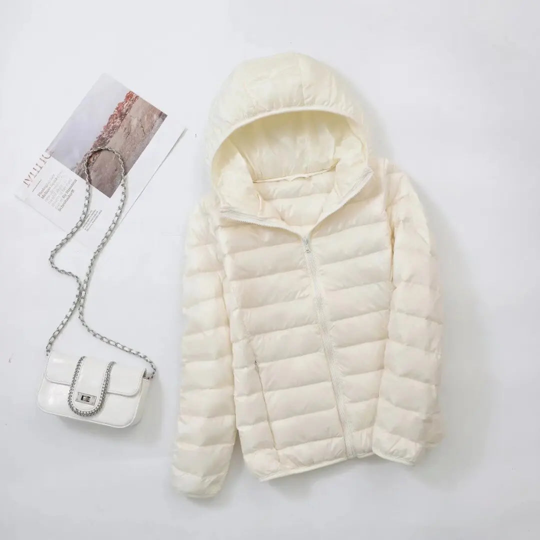 Veste bouffante à capuche pour femme, 15 couleurs, grande taille 5XL 6XL 7XL, nouvelle collection printemps-automne 2025, Ultra légère, emballable