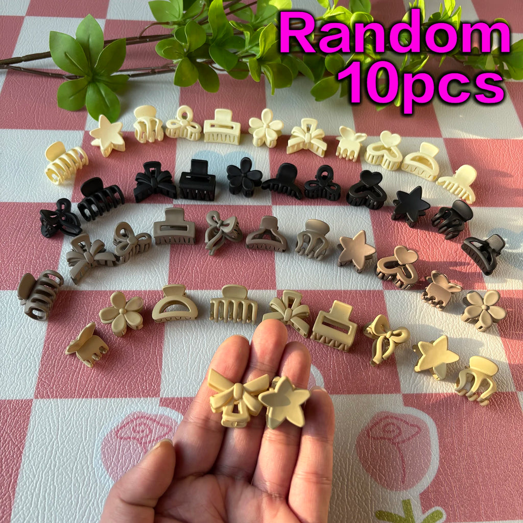 Paquet mixte de petits clips beiges, accessoires mignons pour filles, parfaits pour un usage quotidien, des Occasions spéciales ou des cadeaux de voyage, 5/10/20/30 pièces