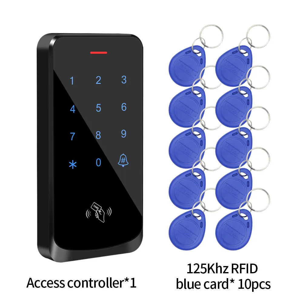Clavier de contrôle d'accès tactile rétro-éclairé, étanche IP68, RFID 125KHz EM, clavier d'accès extérieur, ouvre-porte, lecteur Wiegand