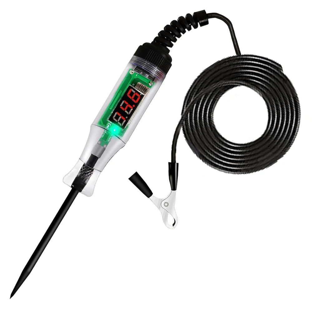 Testeur de Circuit de tension de voiture et camion, 6V 12V 24V, sonde de Diagnostic automobile, stylo de Test, ampoule, stylo de mesure électrique, outils de réparation