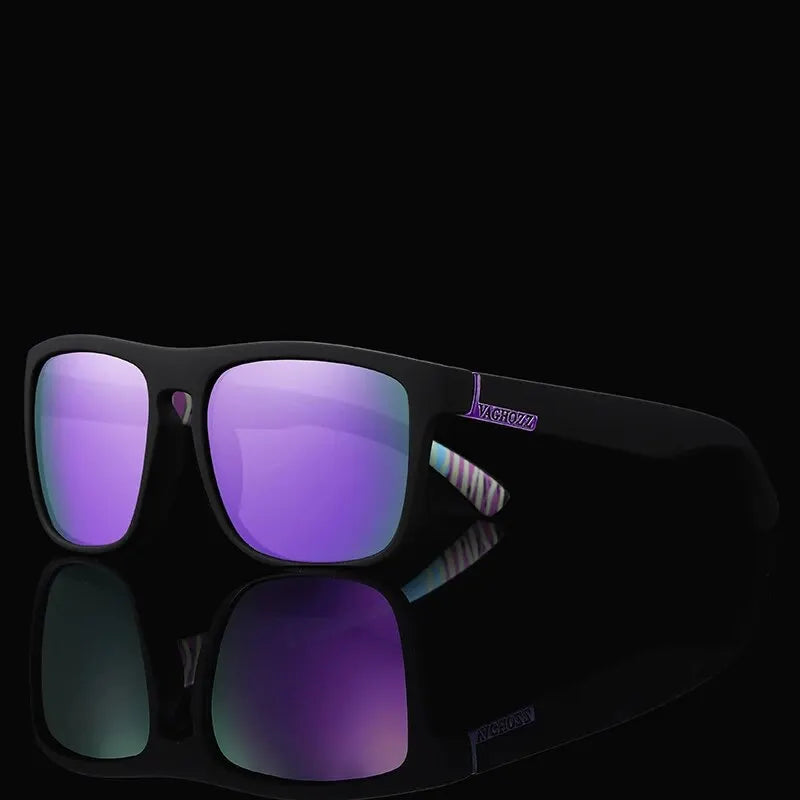 VAGHOZZ marque classique lunettes de soleil hommes UV400 pêche lunettes de soleil femmes carré extérieur mâle lunettes de sport conduite nuances