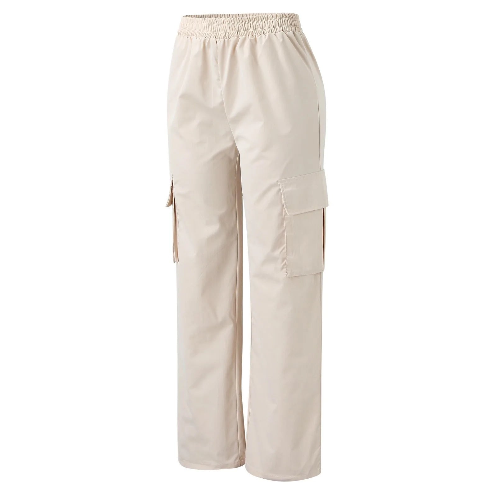 Mode femmes Baggy Joggers pantalon décontracté Communte femme Chic droit Cargo pantalon élastique taille haute élégant surdimensionné pantalon