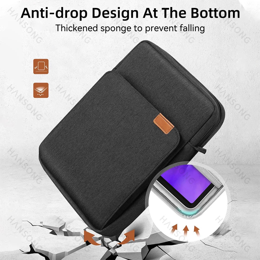 Étui pour tablette compatible avec Samsung Galaxy Tab S6 Lite, Galaxy Tab S7, iPad Pro 11, iPad 9.7 et tablettes de 9 à 11 pouces : sacoche de transport et étui de rangement