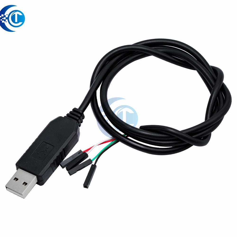 1 câble de module USB vers COM : convertisseur automatique USB vers RS232 TTL UART avec PL2303HX