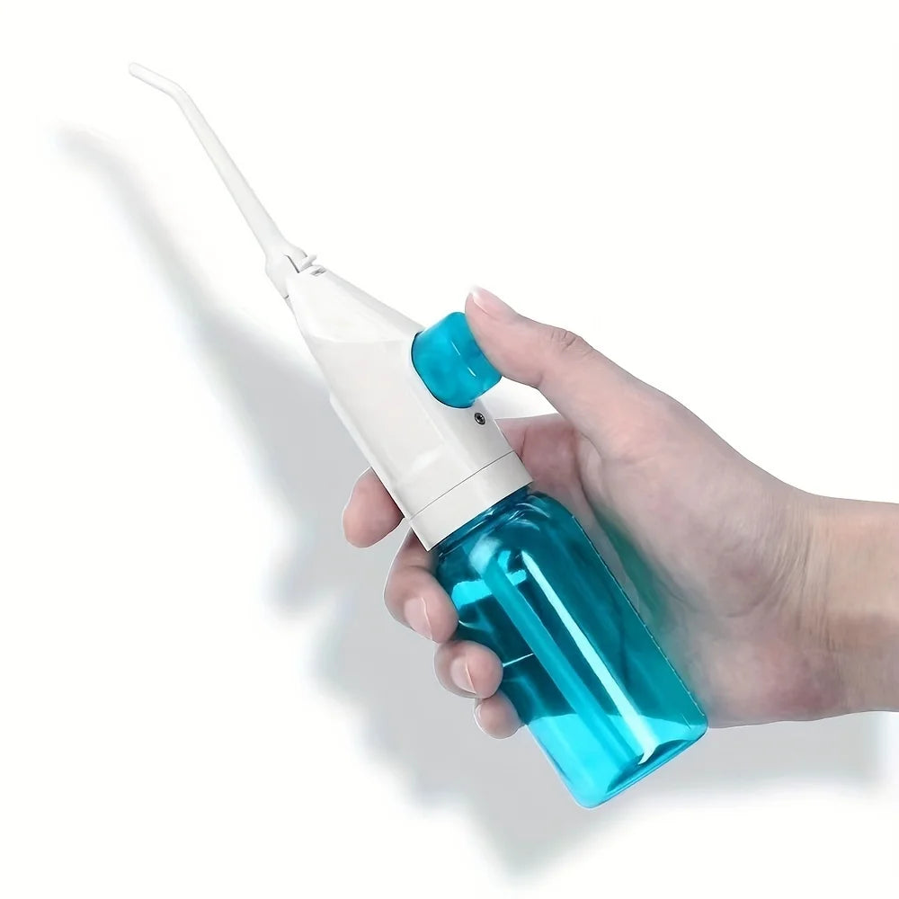 Hydropulseur buccal haute pression portable pour usage domestique, nettoyage des dents à l'eau, fil dentaire manuel, cure-dents