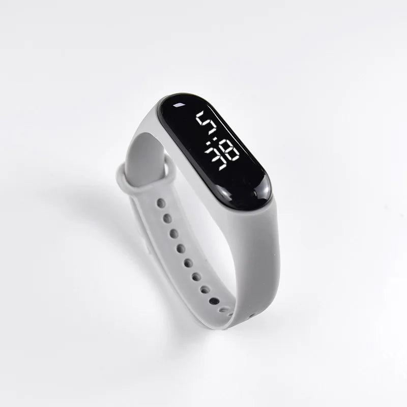 Disney Fashion Mickey Children Watches For Girls Electronic Bracelet Sports Touch LED  Doll Kids Watch Women Waterproof Clock