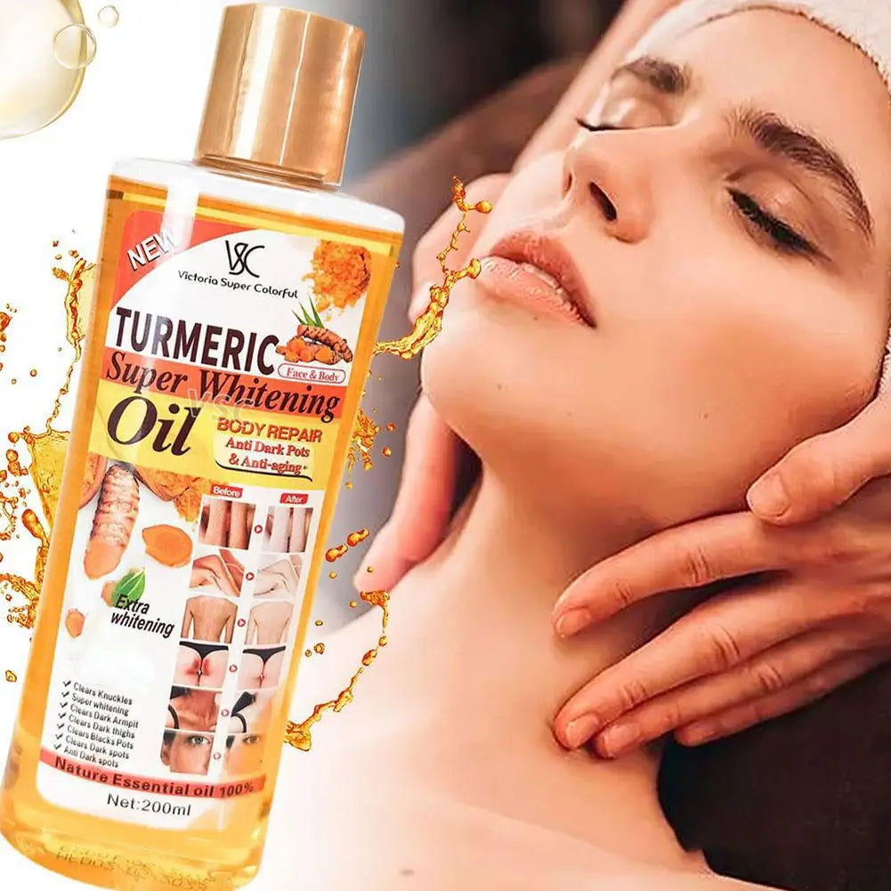 Sérum éclaircissant visage au curcuma, Sérum antioxydant au curcuma, Sérum correcteur de taches brunes au curcuma, Savon éclaircissant visage à l'huile de curcuma