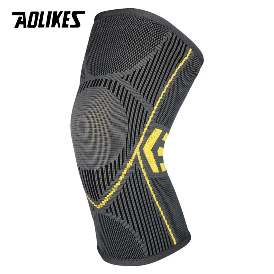 Genouillère professionnelle de Compression, manchon de genou antidérapant en Silicone, genouillère pour douleur au genou, déchirure du ménisque