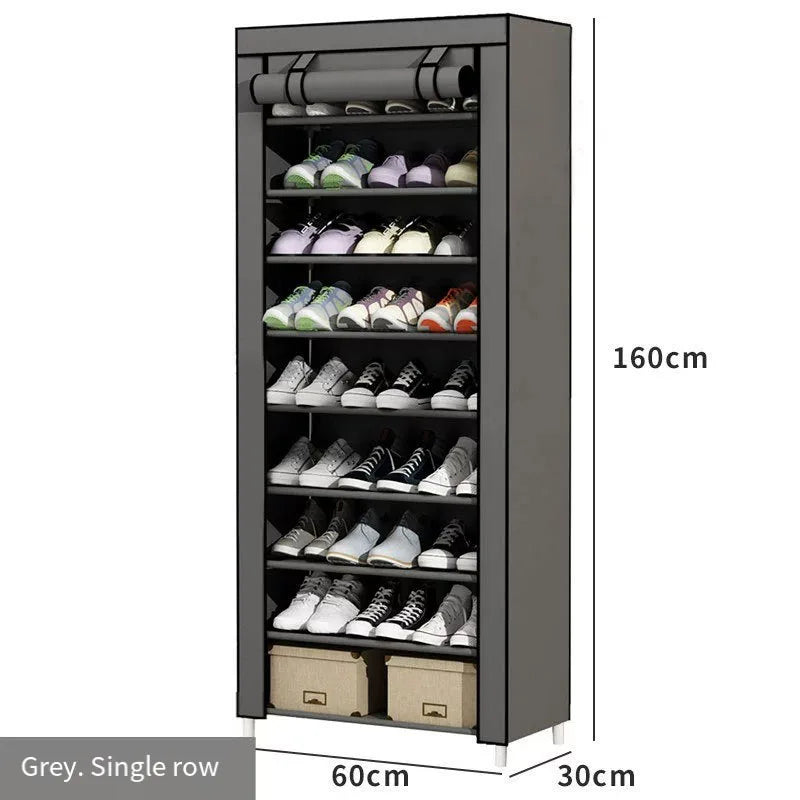 Meuble à chaussures minimaliste et économique, à plusieurs niveaux, pour salon ou entrée