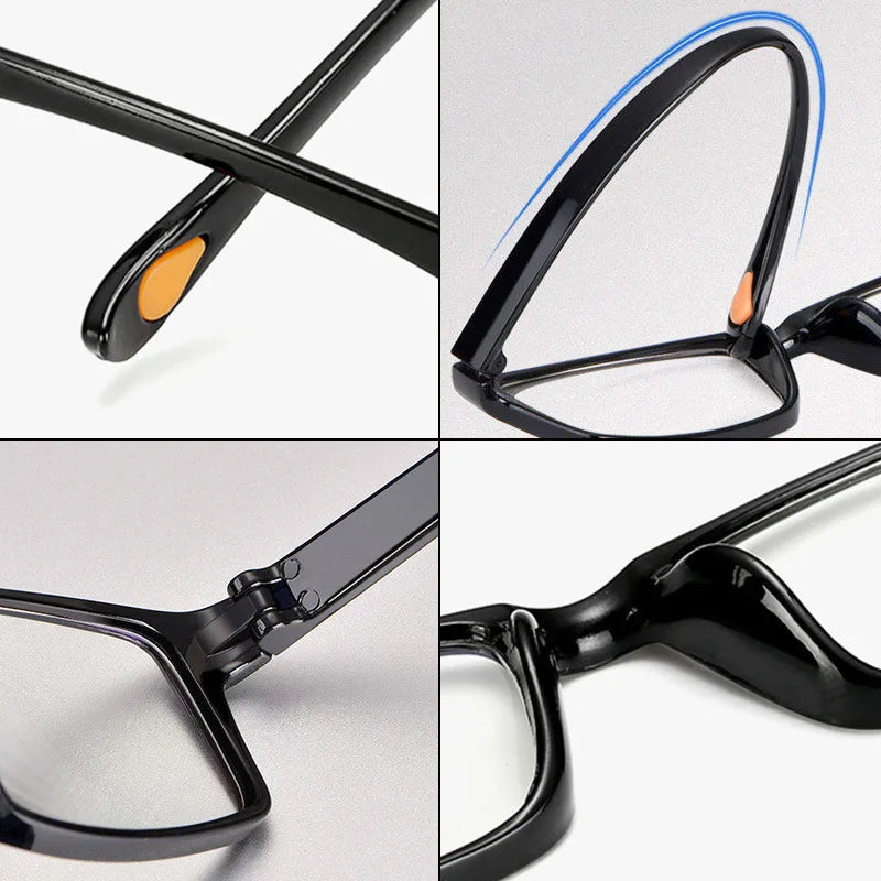 Lunettes de lecture ultralégères anti-lumière bleue pour presbytes et hypermétropes +1,0 1,5 2,0 2,5 3,5 4,0