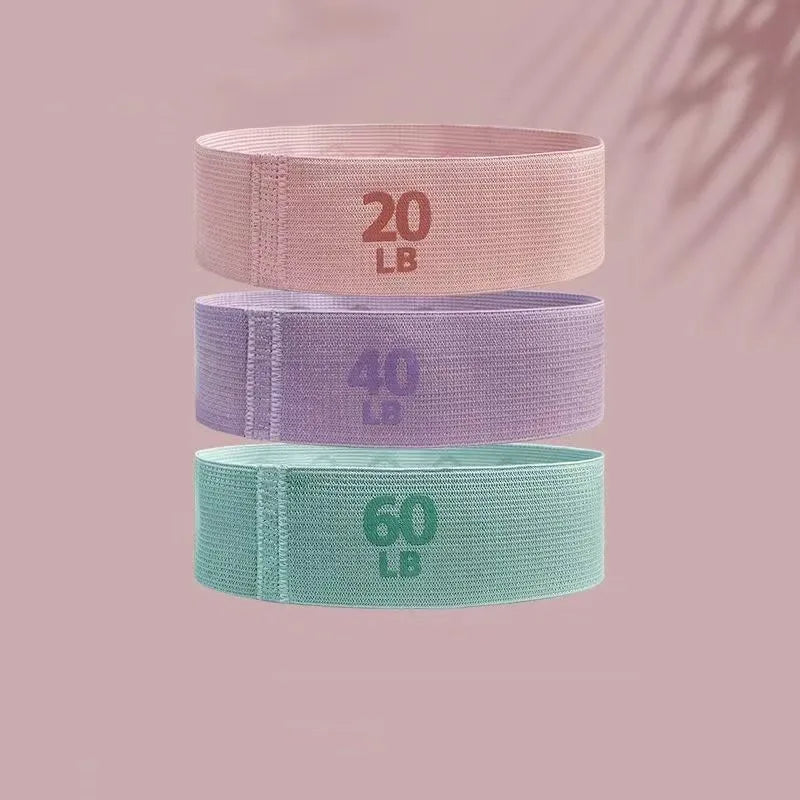 Bandes élastiques de résistance pour fessiers 2025, bandes antidérapantes pour squats, bandes élastiques portables pour fessiers et cuisses, équipement de yoga et de gym