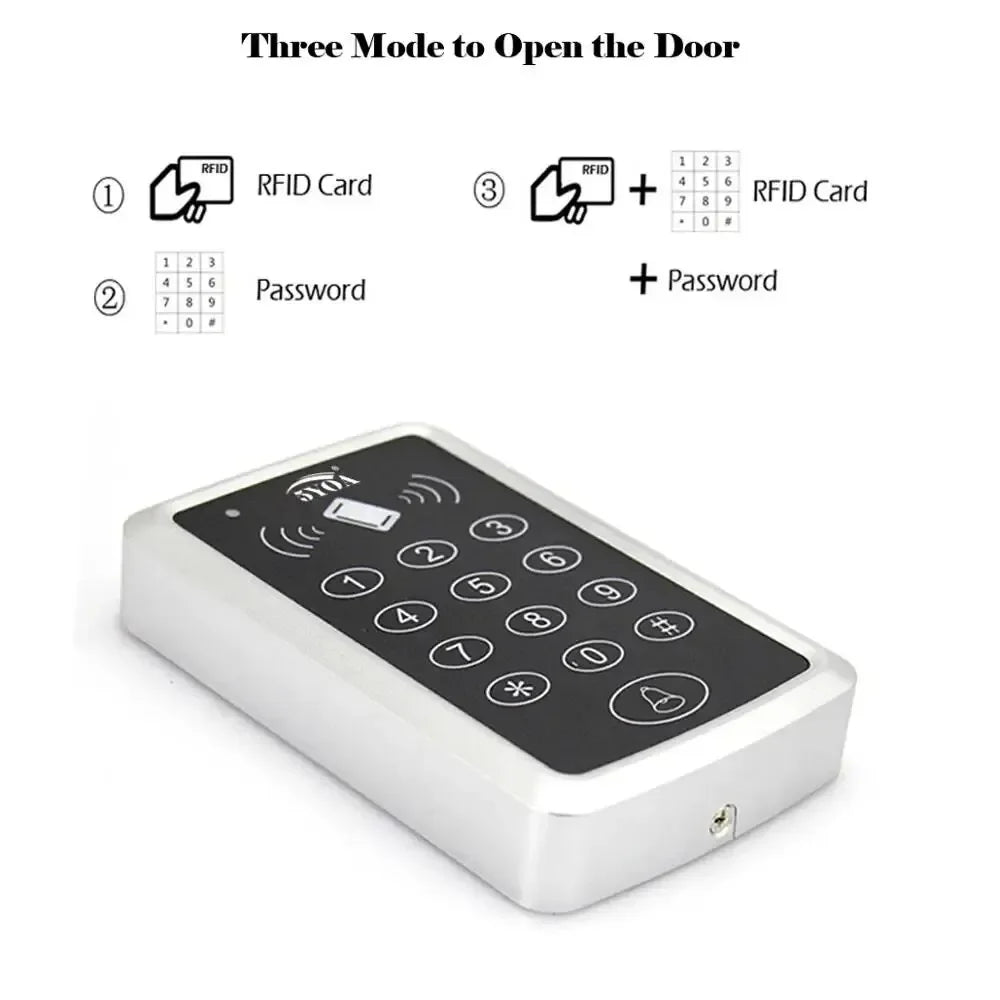 Système de contrôle d'accès par clavier RFID 5YOA B03, lecteur de cartes EM 125 kHz, ouvre-porte, clavier de commande pour la sécurité