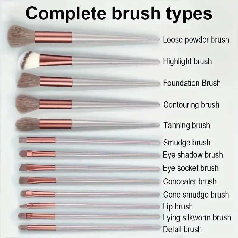 Ensemble de pinceaux de maquillage professionnels, doux et moelleux, pour fond de teint, poudre, fard à paupières, mélange Kabuki, outil de beauté