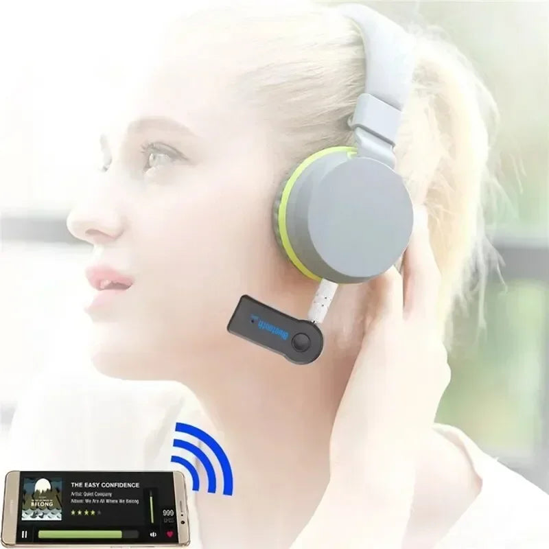 Récepteur Bluetooth 5.0 sans fil AUX pour voiture, adaptateur de prise 3.5mm, convertisseur Audio, téléphone portable, stéréo mains libres