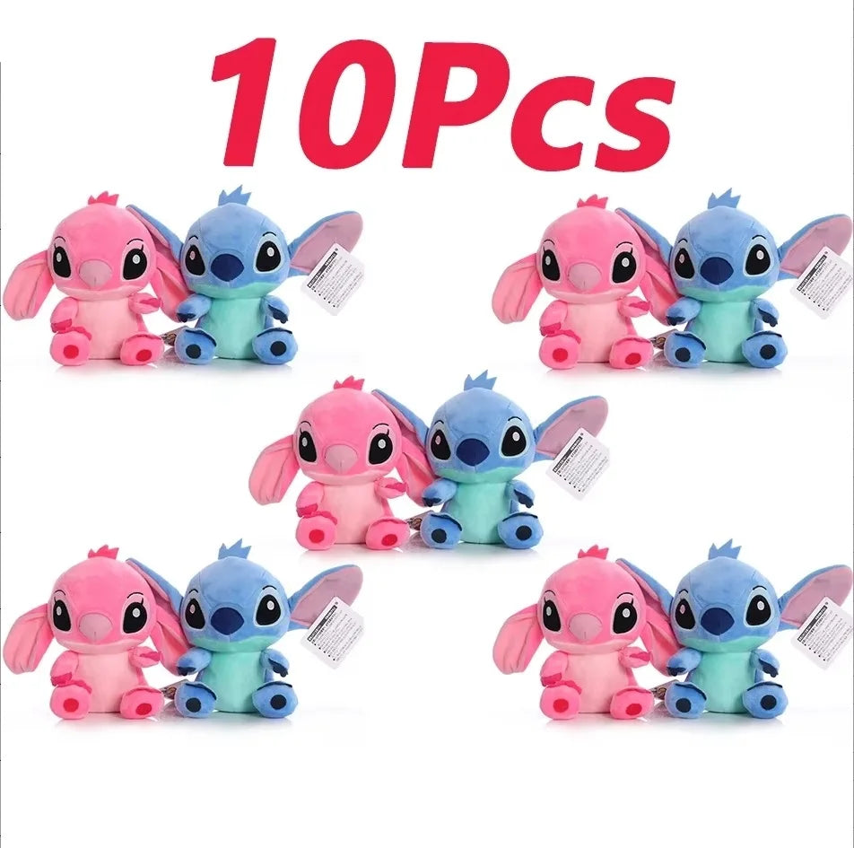 18cm Original Plush Stitch toy Baby Movie Cartoon Model Doll Children Action Figures Stuffed Toys Pendant Gifts