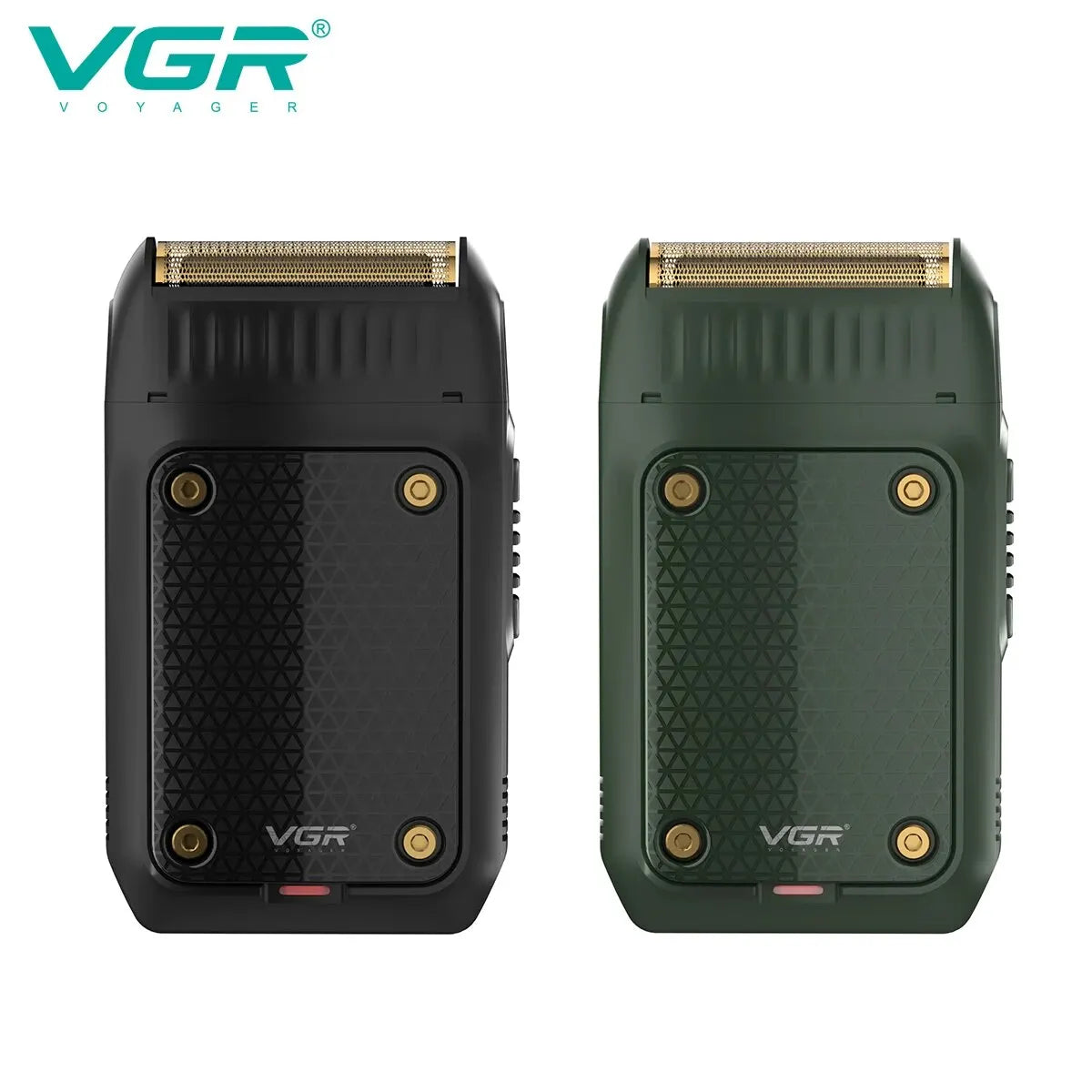Rasoir professionnel VGR V-353, tondeuse à barbe portable rechargeable, mini rasoir pour hommes