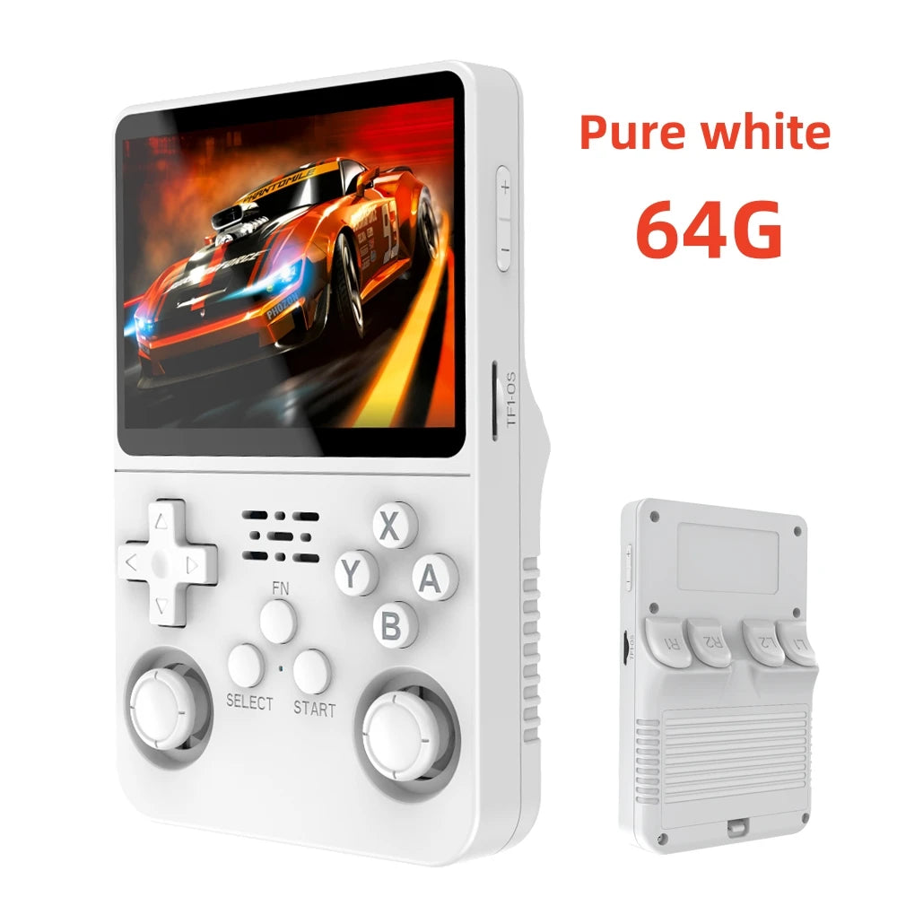 Console de jeu vidéo portable rétro R36S, système Linux, écran IPS de 3,5 pouces, lecteur portable, jeux de 64 Go, plusieurs couleurs sont disponibles