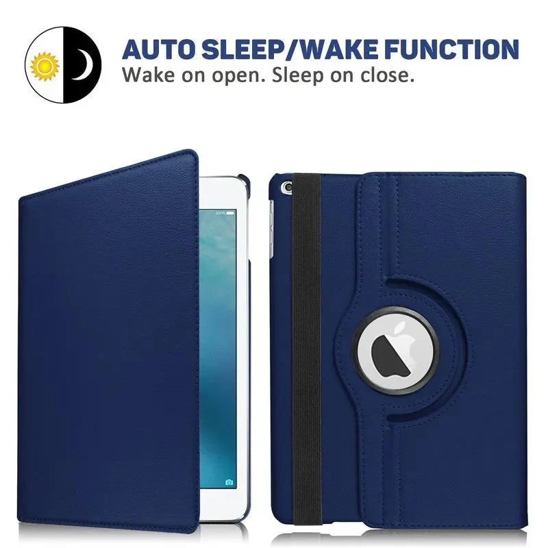 Étui pour iPad 9,7 pouces (5e et 6e générations), iPad Air 11 pouces (2e, 3e, 4e et 5e générations), étui avec support rotatif pour iPad 10,2 pouces (7e, 8e, 9e, 10e et 11e générations), iPad Pro 11
