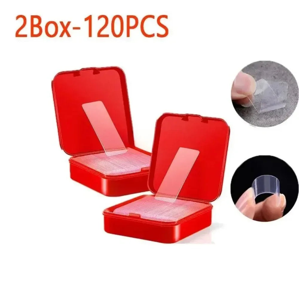 Transparent double-sided adhesive tape, strong double-sided adhesive tape, waterproof wall stickers suitable for bathrooms