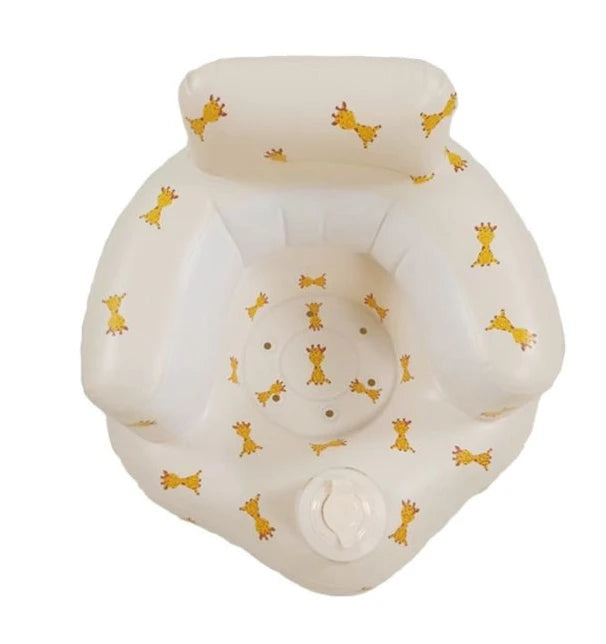 Canapé gonflable pour bébé, chaise de bain portable pour enfants, siège multifonctionnel en PVC, tabouret de bain pour s'asseoir
