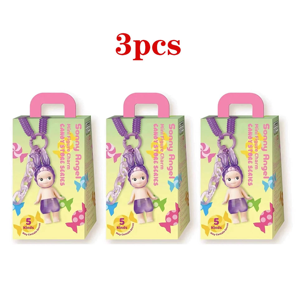 Sonny Angel – poupée série maison de bonbons, boîte aveugle, poupée mignonne, porte-clés pendentif, tendance, fait à la main, cadeau d'anniversaire pour femme
