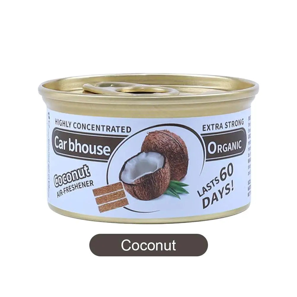 Désodorisants pour voiture, fournitures automobiles, blocs de bois en conserve, Explosion de saveur de café, fournitures déodorantes d'aromathérapie étrangère pour voiture