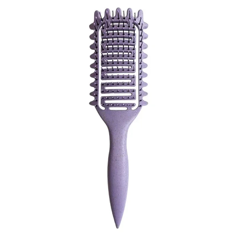 Brosse à cheveux démêlante ajourée pour définir les boucles, peigne pour cheveux emmêlés et bouclés, façonnant les boucles, outils de coiffure