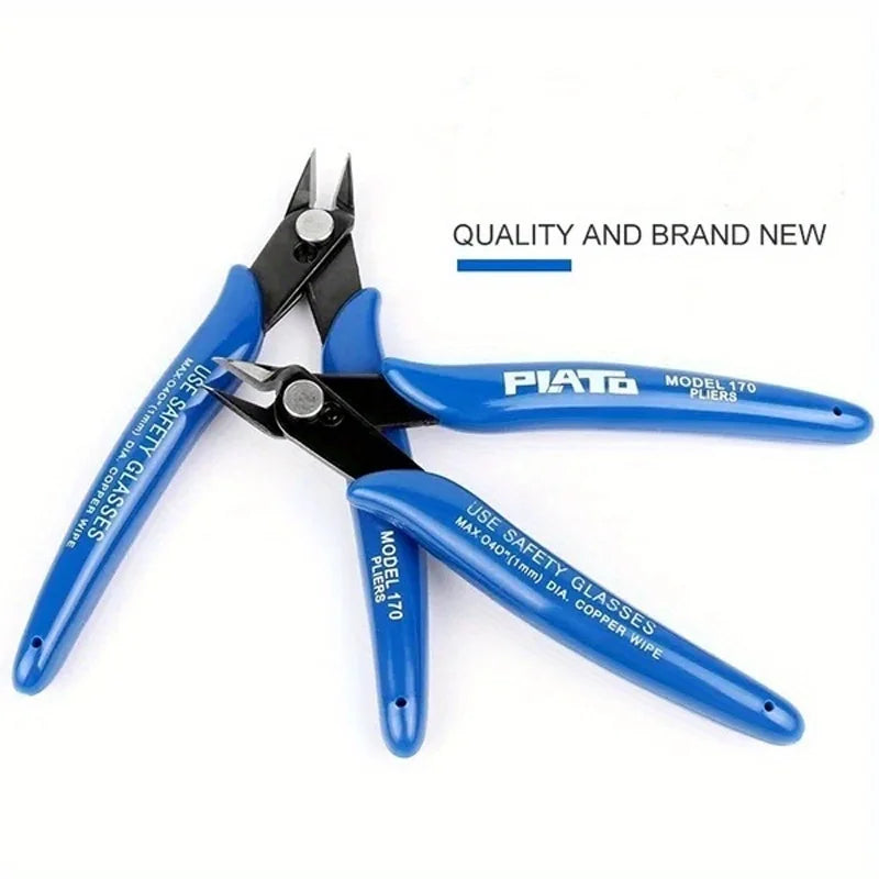 2Pcs Mini Nose Cutting Plier Electrical Wire Cable Cutter Metal Side Snips Flush Pliers Convenient Durable Tool