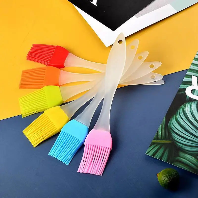 Brosse à huile de cuisine pour crêpes comestibles, brosse de cuisson pour crêpes domestiques, résistante aux hautes températures, huile de Silicone pour Barbecue, sans perte