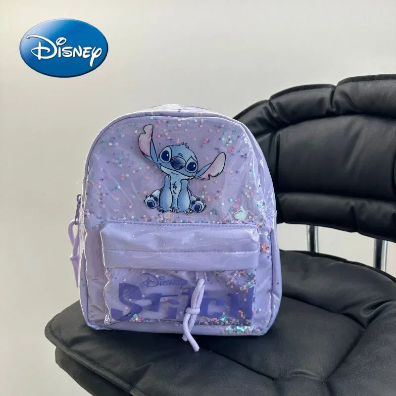 Sac à dos dessin animé Disney Mickey Mouse, sac d'école en toile Minnie pour femmes, sac à dos de grande capacité à la mode